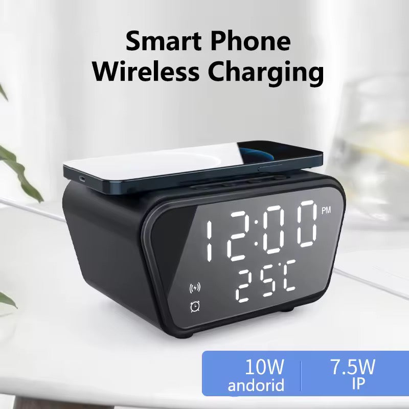 Ψηφιακό Ρολόι με Ασύρματη Φόρτιστη – Smart Design για Σύγχρονη Ζωή