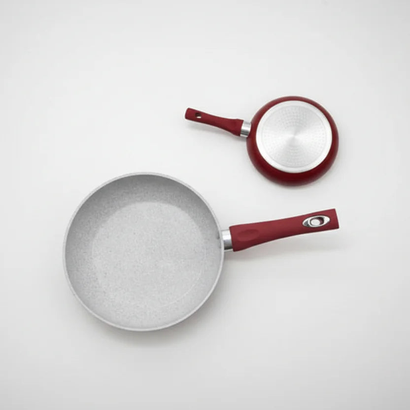 Σειρά Αντικολλητικών Τηγανιών με Κεραμική Επίστρωση Marble (18cm – 30cm)