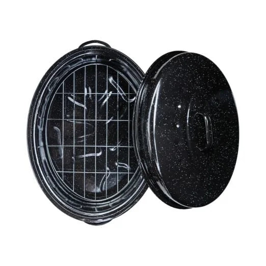 Γάστρα Εμαγιέ με Σχάρα 42x32cm