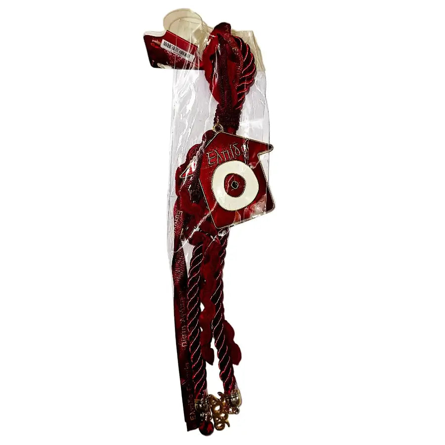 Χριστουγεννιάτικο Γούρι "Ελπίδα" 2026 - Κόκκινο Σπιτάκι με Μάτι & Κορδόνι | Worthio