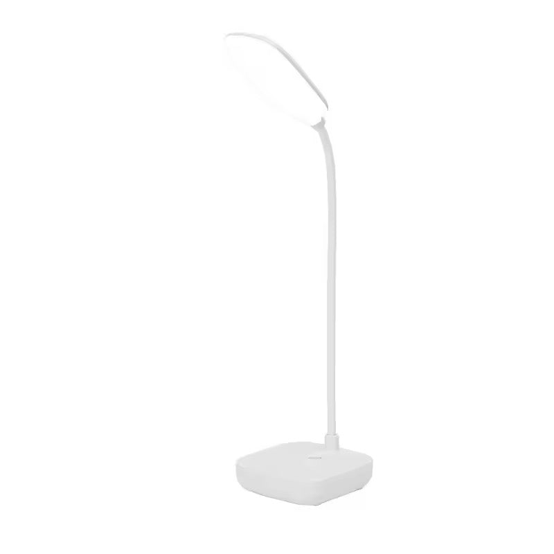 Λευκή LED Επιτραπέζια Λάμπα με Εύκαμπτο Λαιμό – Minimal & Λειτουργική για Γραφείο