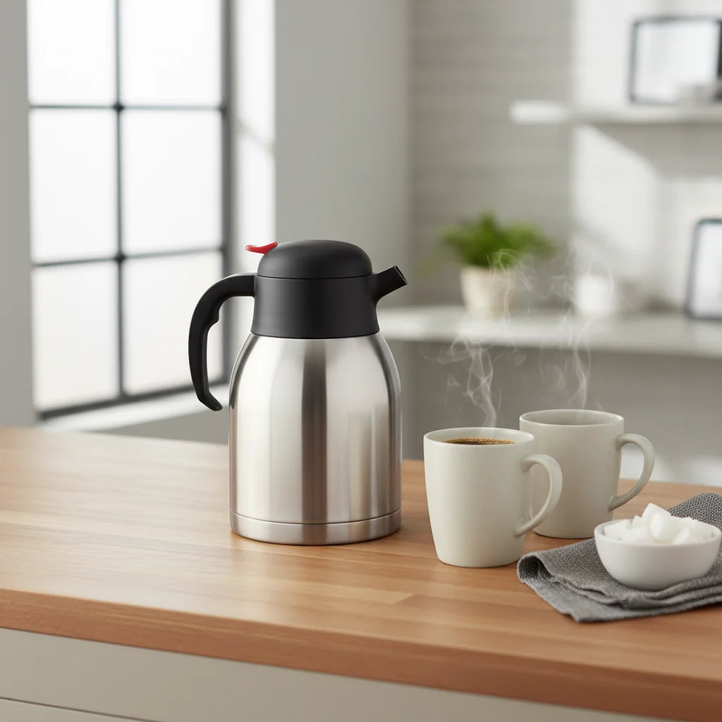 Home Style Θερμός Κανάτα Inox 1,2Lt.