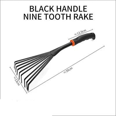 Μικρή Τσουγκράνα Χειρός 39cm με Αντιολισθητική Λαβή – Για Παρτέρια & Γλάστρες