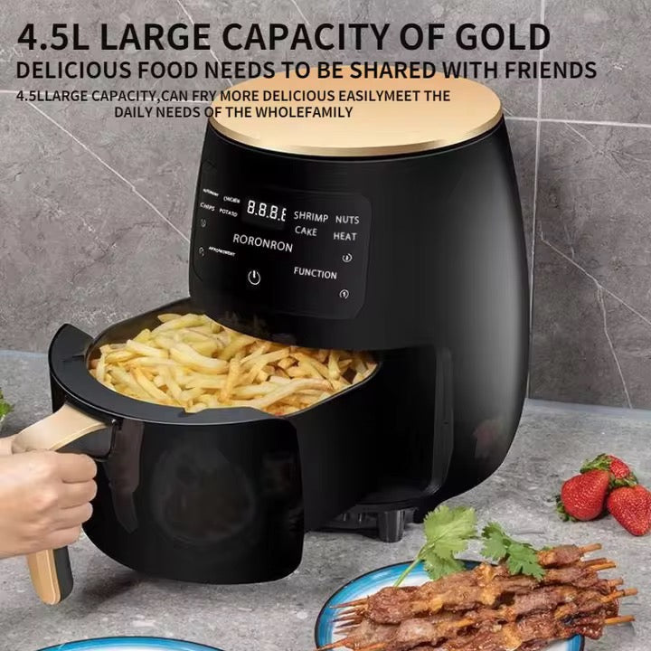 Silver Crest Air Fryer 6L - Αεροφριτέζα με Ψηφιακή Οθόνη LCD | Touch Control Air Fryer