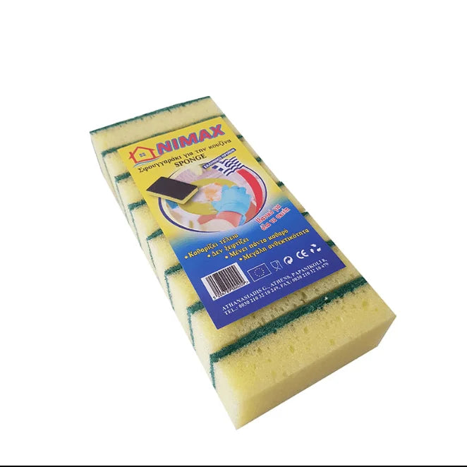 Σφουγγάρια Κουζίνας Nimax – Σετ 8 Τεμαχίων
