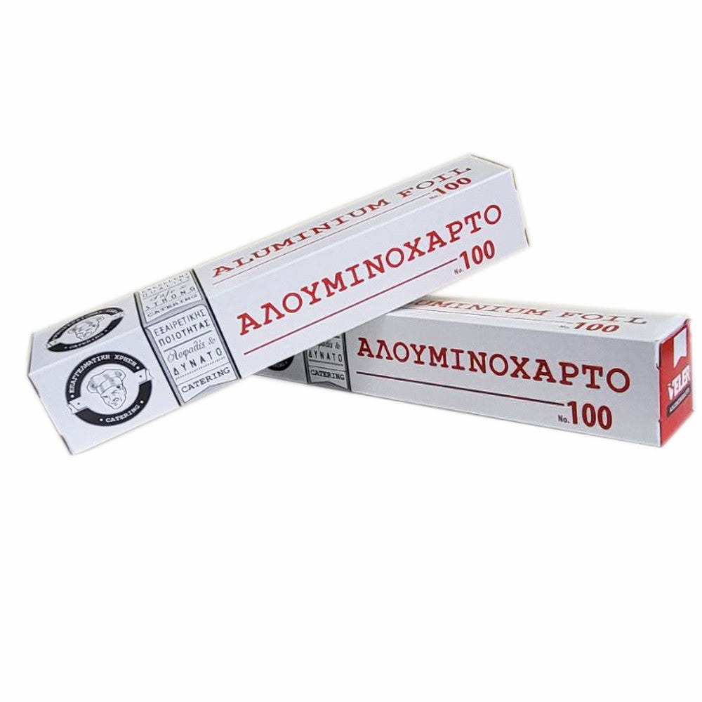 Veler Αλουμινόχαρτο 100m – Ιδανικό για Ψήσιμο, Αποθήκευση & Προστασία Τροφίμων