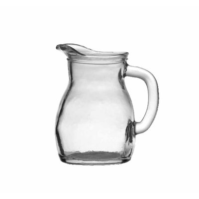 Κανάτα Bistrot 0.5L Γυάλινη - Γαλλικό Στυλ Pitcher για Κρασί & Νερό | Authentic Bistro Design