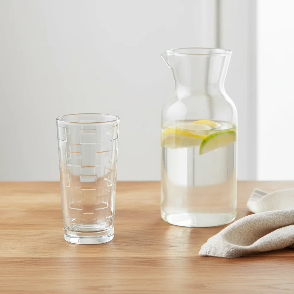 Σετ 6 Ποτήρια Νερού "Κύβος" – Μόνο 5€ τα 6!