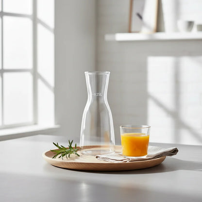 Γυάλινη Καράφα "OSSA" 250ml με Ένδειξη Χωρητικότητας (0.25L) – Ατομική