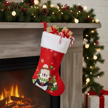 Μικρή Χριστουγεννιάτικη Μπότα με Σχέδιο – 18 εκ