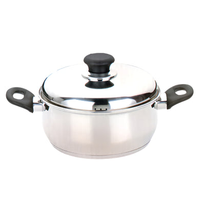 Home Style Χύτρα Ηλεκτρική INOX - 4 Μεγέθη | Ομοιόμορφο Μαγείρεμα για Όλες τις Εστίες