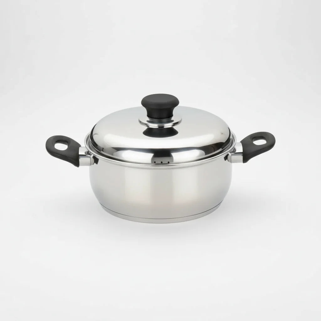 Ανοξείδωτη Χύτρα Inox Home Style No22 (4.5L) – Για Όλες τις Εστίες & Επαγωγικές