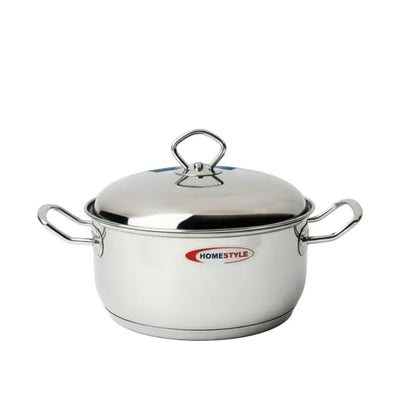 Ανοξείδωτες Χύτρες Inox 304 (Food Grade) για Όλες τις Εστίες – Επιλογή Μεγέθους (No18 - No30)