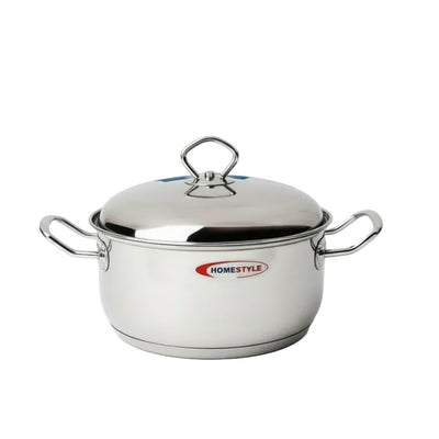 Ανοξείδωτες Χύτρες Inox 304 (Food Grade) για Όλες τις Εστίες – Επιλογή Μεγέθους (No18 - No30)