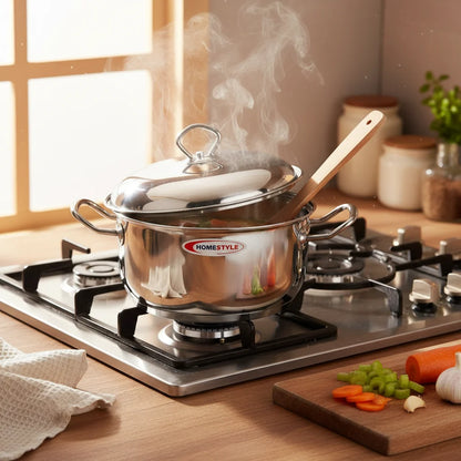 Ανοξείδωτη Κατσαρόλα Βαθιά Inox 304 (18/10) - Σειρά Food Grade (18cm - 30cm)