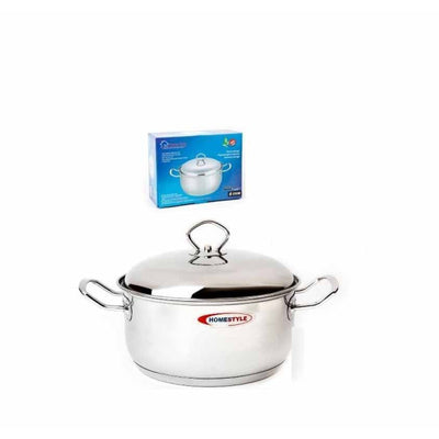 Home Style Σειρά Χυτρών Ανοξείδωτες - Κατσαρολες Παντοτινές INOX για Όλες τις Εστίες & Φούρνους