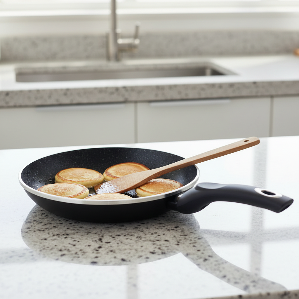 Σειρά Αντικολλητικών Τηγανιών KUNG-FU με Επίστρωση Πέτρας & Πάτο 4.5mm