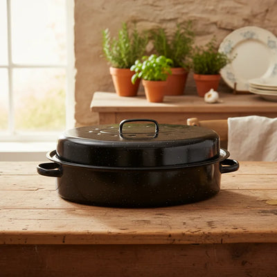 Οβάλ Γάστρα Αλουμινίου Homestyle με Σχάρα 33x22cm - Εναλλακτική Όψη