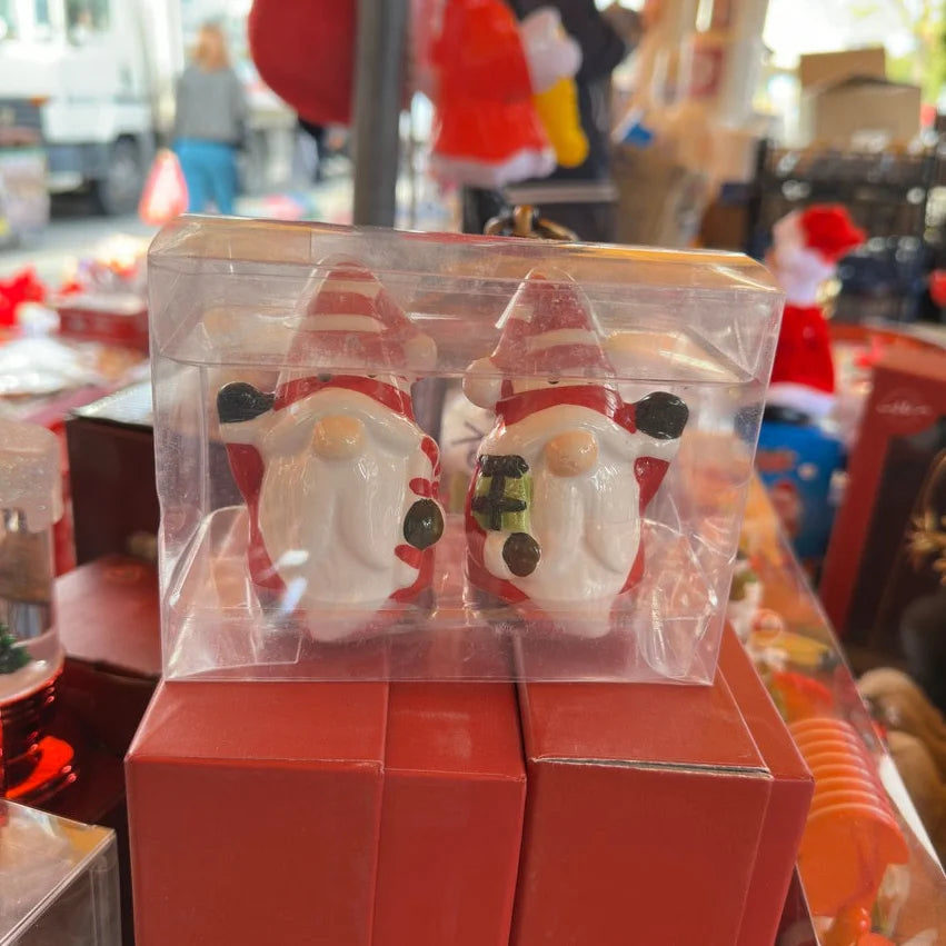 Χριστουγεννιάτικο Σετ Αλατοπίπερου Άγιος Βασίλης – Γιορτινή Πινελιά για το Τραπέζι