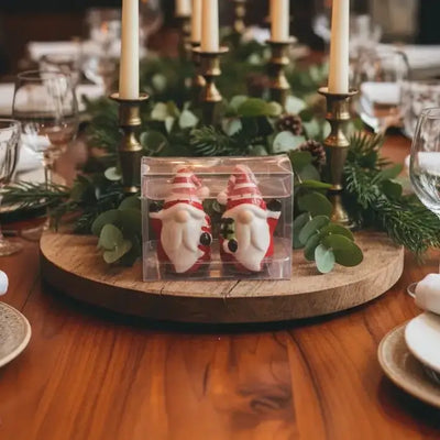 Χριστουγεννιάτικο Σετ Αλατοπίπερου Άγιος Βασίλης – Γιορτινή Πινελιά για το Τραπέζι