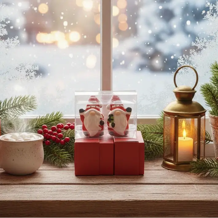 Χριστουγεννιάτικο Σετ Αλατοπίπερου Άγιος Βασίλης – Γιορτινή Πινελιά για το Τραπέζι