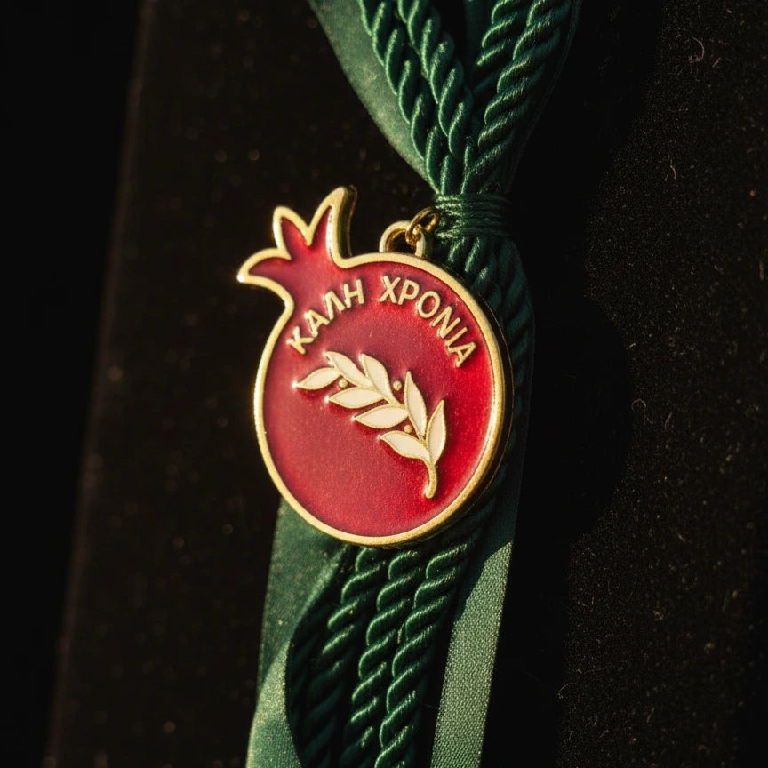 Γούρι Ρόδι 2026 – «Καλή Χρονιά» με ελιά, φτερό και φούντα