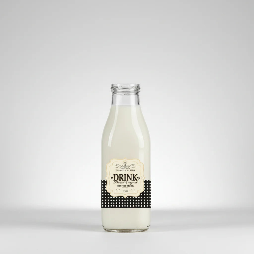 Μπουκάλι Γυάλινο Στρογγυλό 1lt Vintage Drink