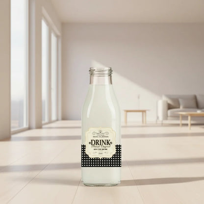 Μπουκάλι Γυάλινο Στρογγυλό 1lt Vintage Drink