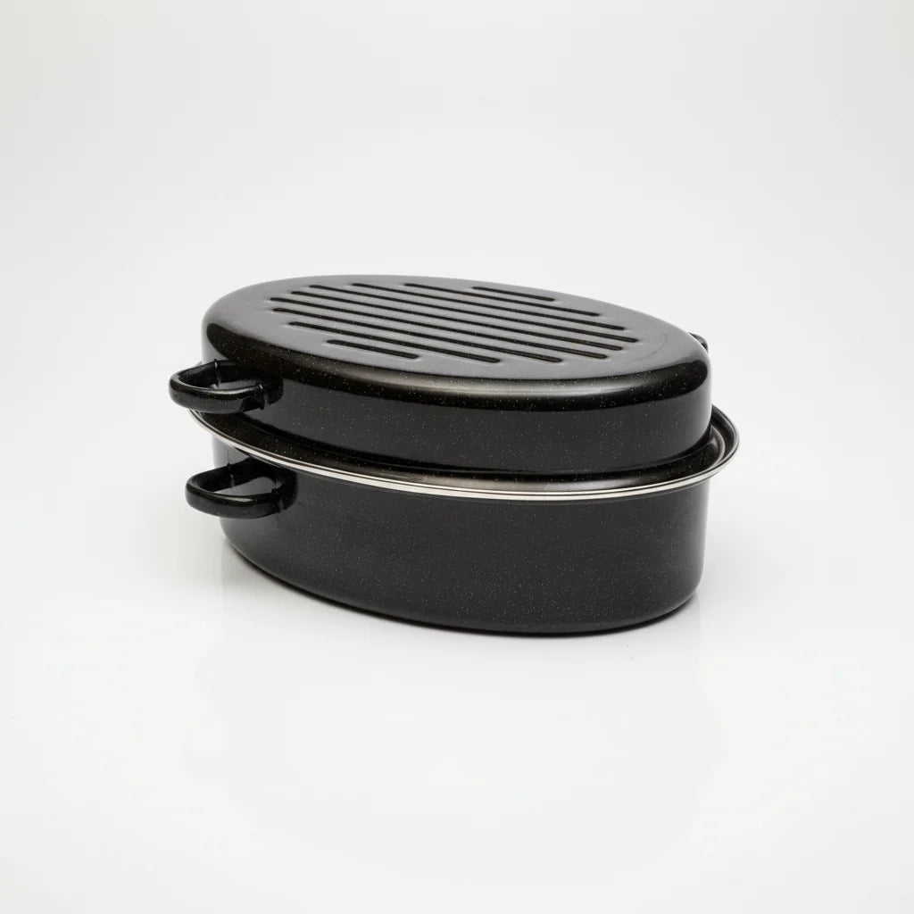 Γάστρα Εμαγιέ Φούρνου Οβάλ Μεγάλη – 42×34×19cm