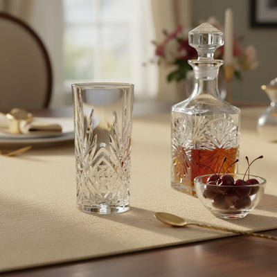 Κρυστάλλινα Ποτήρια Long Drink 365ml "Flower" – Heavy Crystal Σετ 6 με Έκπτωση -20% - Εναλλακτική Όψη