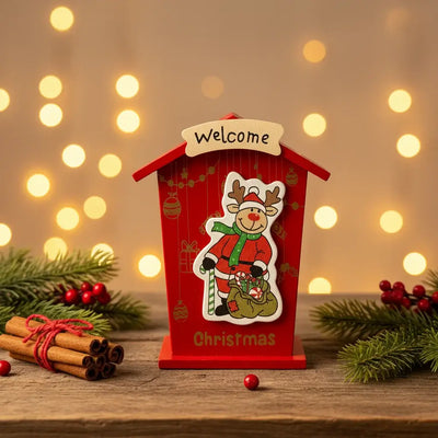 Χριστουγεννιάτικο Στολίδι “Welcome Christmas” με Τάρανδο