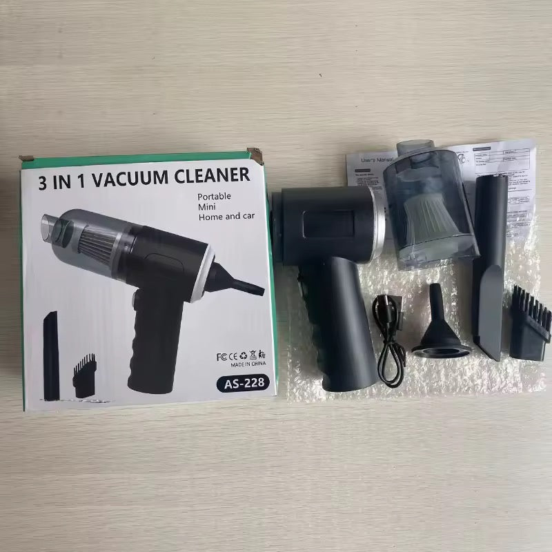 Φορητό Επαναφορτιζόμενο Σκουπάκι Χειρός 3-σε-1 (AS-228)