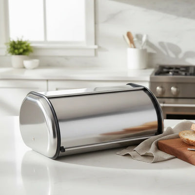 Home Style Ψωμιέρα Μικρη ΙΝΟΧ – 34x24 cm - Εναλλακτική Όψη