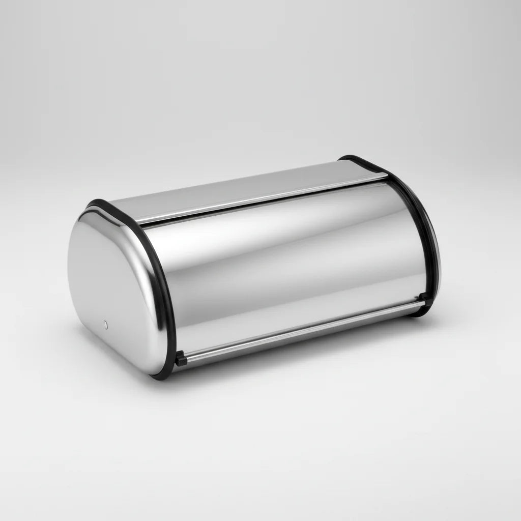 Home Style Ψωμιέρα Μεγάλη ΙΝΟΧ – 42x27cm