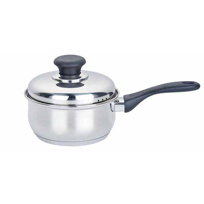 ΙNOX Κατσαρολάκι Γάλακτος No14 με Καπάκι - Ανθεκτικό για Ζέσταμα Γάλακτος & Σαλτσών