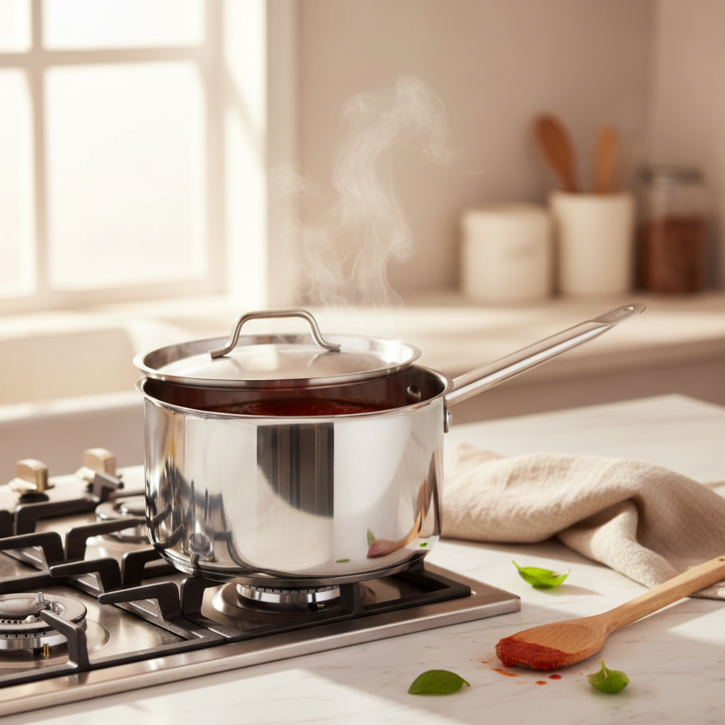 Επαγγελματικό Κατσαρολάκι INOX 201 – 18cm / 2.8lt