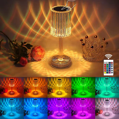 Κρυστάλλινο Φωτιστικό LED με Αλλαγή Χρωμάτων – Ατμόσφαιρα & Στυλ σε Κάθε Χώρο - Εναλλακτική Όψη