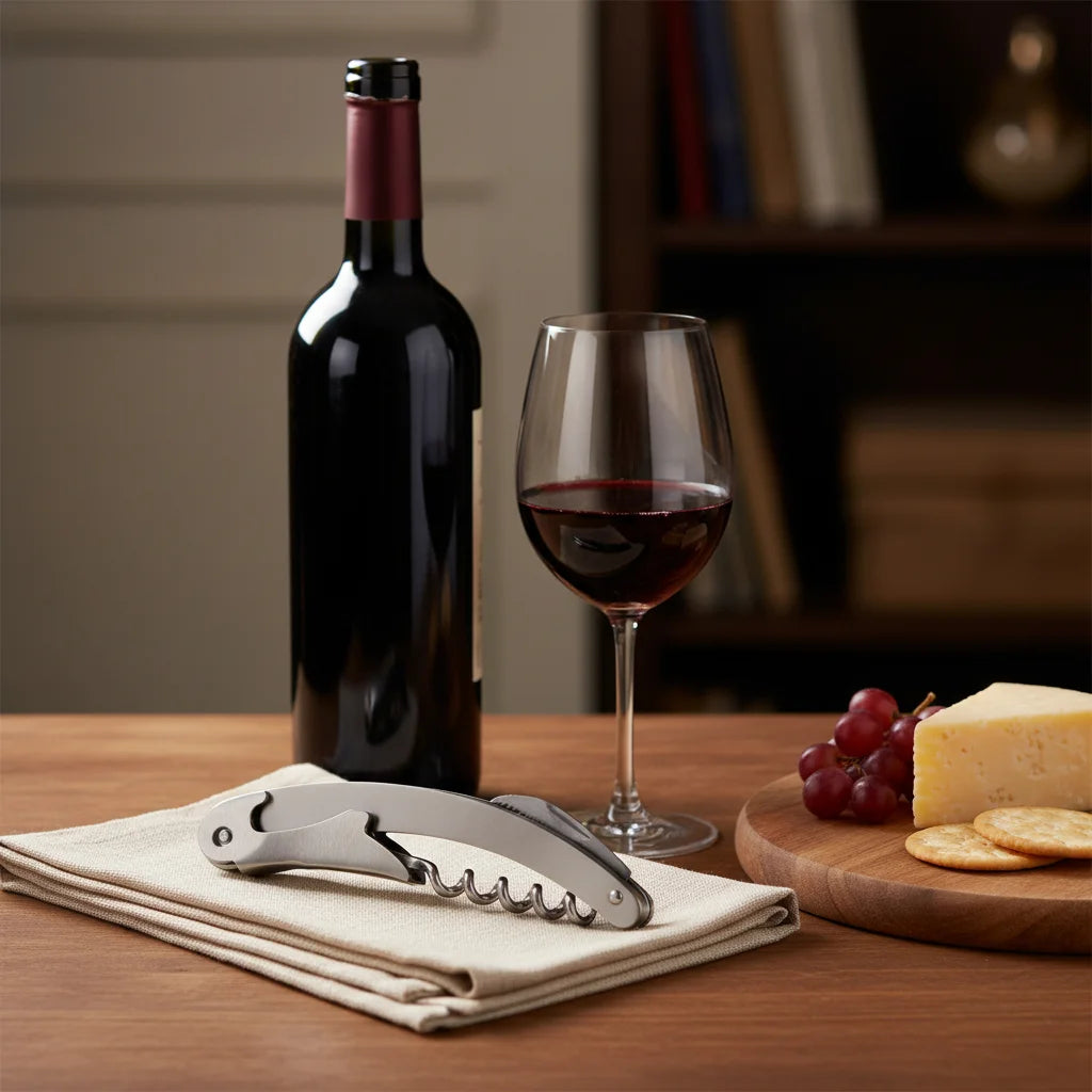 Επαγγελματικό Τιρμπουσόν & Ανοιχτήρι 3 σε 1 Inox (11cm)