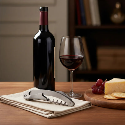 Επαγγελματικό Τιρμπουσόν & Ανοιχτήρι 3 σε 1 Inox (11cm) - Εναλλακτική Όψη