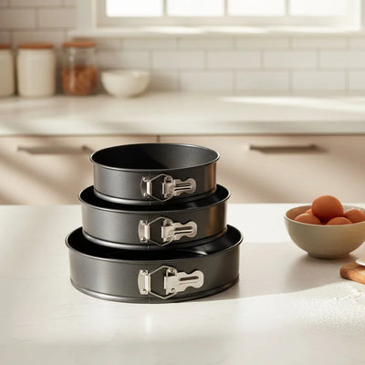 Αντικολλητικές Φόρμες Ψησίματος – 22cm / 24cm / 26cm / Προσφορα το Σετ 6.99€ - Εναλλακτική Όψη