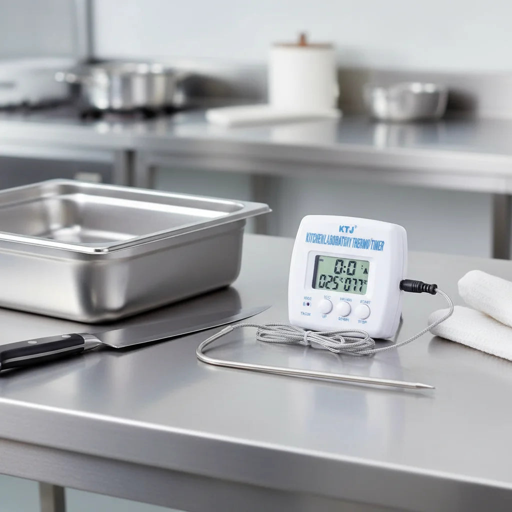 Ψηφιακό Θερμόμετρο με Βελόνα & Χρονόμετρο – Από -50°C έως +300°C