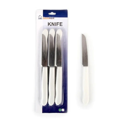 Μαχαίρι Πλαστική Λαβή (Ίσιο) - Σετ 6 Τεμαχίων Home Style - Εναλλακτική Όψη