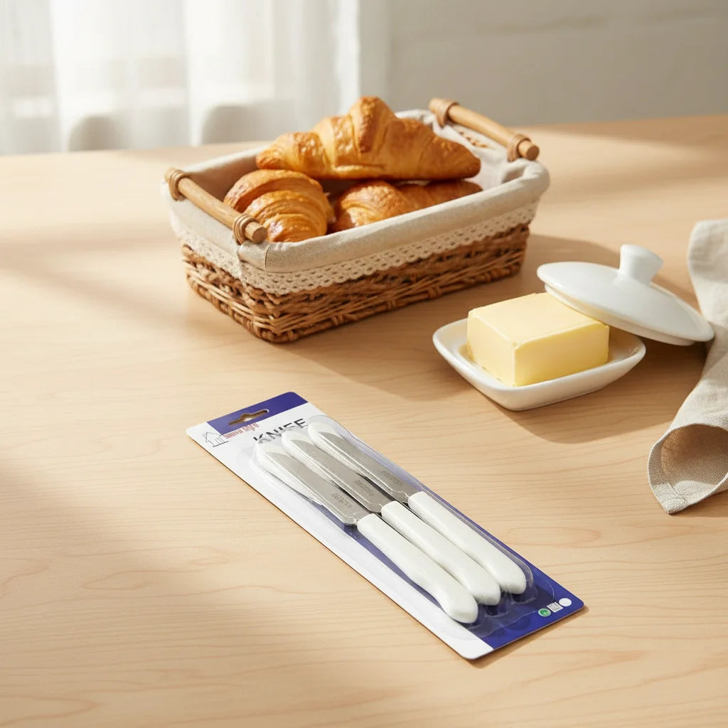 Μαχαίρι Πλαστική Λαβή με Δόντι - Σετ 6 Τεμαχίων Home Style