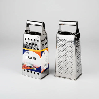 Τετράπλευρος Ανοξείδωτος Τρίφτης Home Style με Μεταλλική Λαβή (24.5cm)