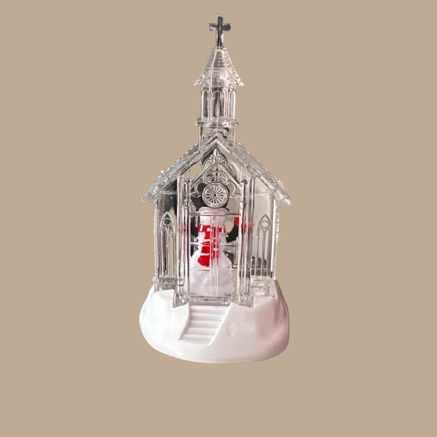 Χριστουγεννιάτικο Στολίδι με Χιονάνθρωπο και Φως