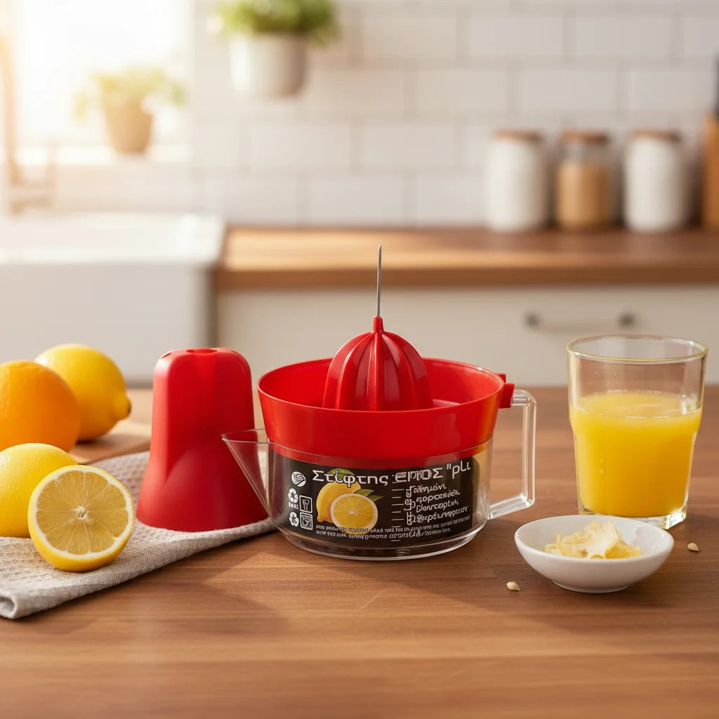 Χειροκίνητος Στίφτης Εσπεριδοειδών ΕΠΟΣ Plus με Καρφί & Δοχείο Μέτρησης