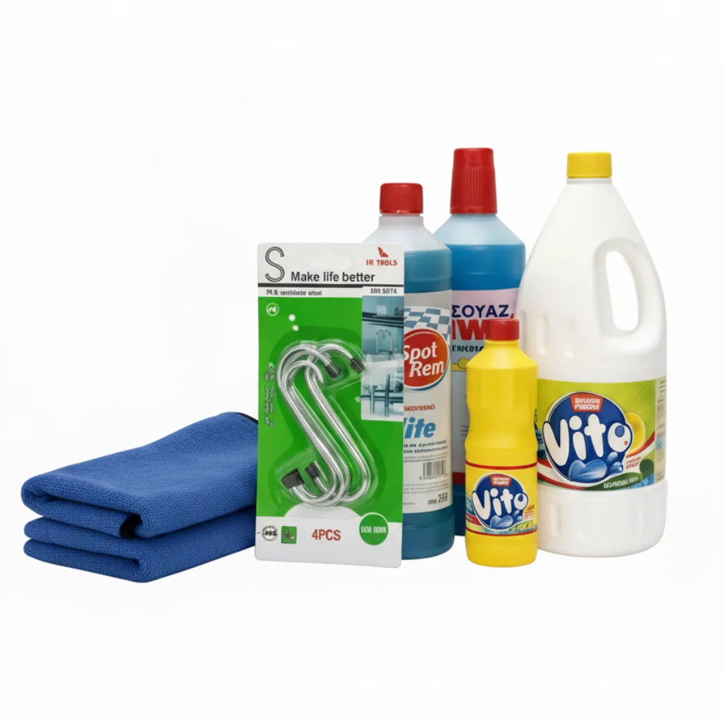 Super Clean & Organize Bundle: Ολοκληρωμένο Σετ Καθαριότητας & Τακτοποίησης (6 Τεμάχια)
