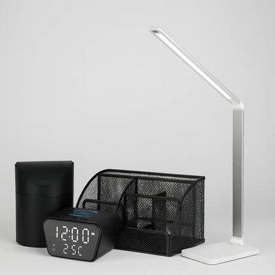 Smart Desk Upgrade Bundle: Σετ Οργάνωσης Γραφείου & Φωτισμού LED (4 Τεμάχια)