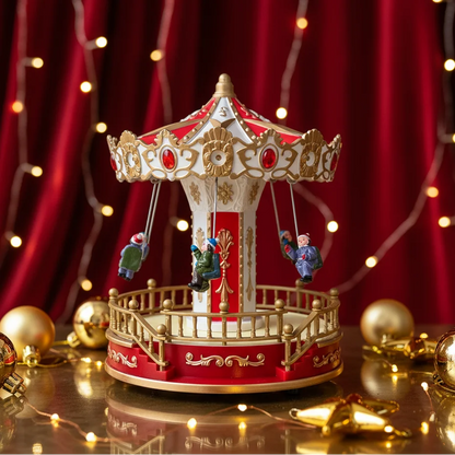 Χριστουγεννιάτικο Carousel με Κίνηση & Μουσική