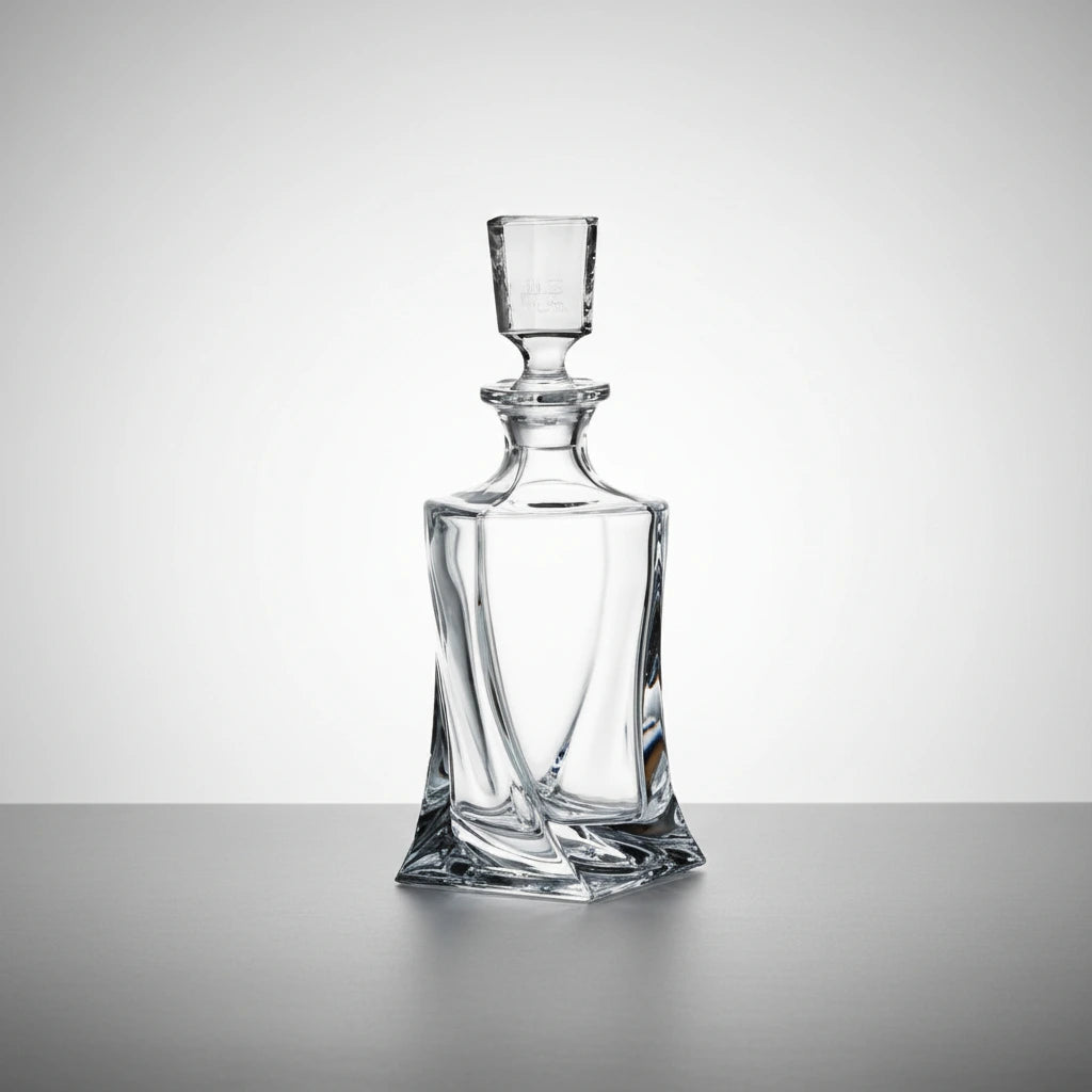 Γυάλινη Καράφα Ουίσκι & Ποτών "Emerge" 750ml - Worthio  #